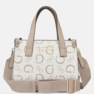 GUESS Blush and Cream Satchel Bag